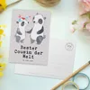 Mr. & Mrs. Panda Postkarte Panda Bester Cousin der Welt - Produktbild-Vorschau 3