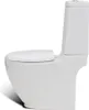 vidaXL Toilettes en céramique Sortie horizontale blanche Voir les images du produit 12
