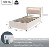 Flieks Hydraulisches Polsterbett 90x200cm mit LED, Produktbild-Vorschau 7