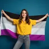 PHENO FLAGS Asexuelle Flagge Stolz LGBT 90x150cm Fahne Produktbild-Vorschau 6