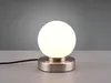 Kleine Tischlampe mit Glaskugel Weiß Ø12cm - LED per Touch Produktbild-Vorschau 3
