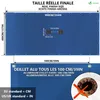 Copertura per piscina VOUNOT® rettangolare, 160 g/m², telo Anteprima dell’immagine prodotto 6