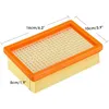 3er Pack Ersatz Flachfaltenfilter für Karcher MV4 MV5 MV6 Produktbild-Vorschau 2