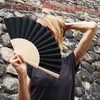 Fächer - Wedel - faltbarer Fächer - Handfächer - schwarz Produktbild-Vorschau 7