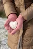 Clayre & Eef Winterhandschuhe 8x24 cm Rosa Baumwolle Produktbild-Vorschau 2