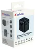 Universal-Reiseadapter UTA-02 (schwarz, 1x USB-A, 1x USB-C) Produktbild-Vorschau 2