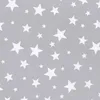 A pattern of white stars on a light gray background. Produktbild-Vorschau