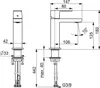 Miscelatore lavabo Hansa HANSASTELA 5719 Sporgenza 174 mm Anteprima dell’immagine prodotto 4