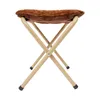Tabouret de pied pliable avec coussin épais Portable Petit Voir les images du produit 4