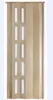 A folding door with translucent panels, presented front-on against a white background. Podgląd zdjęcia produktu