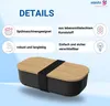 A product image with feature callouts and a product shot. Produktbild-Vorschau
