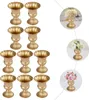 10 sztuk metalowych wazonów do ślubnych kompozycji Podgląd zdjęcia produktu 1