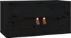 vidaXL Wandschränke 2 Stk. Schwarz 60x30x30 cm Massivholz Produktbild-Vorschau 5