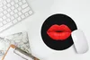 MuchoWow® Mauspad Mousepad Lippen - Rot - Schwarz 20x20 cm Produktbild-Vorschau 5