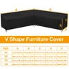 Funda para muebles de jardín, forma en L, impermeable, Vista previa de la imagen del producto 5