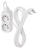 Prodlužovací kabel 3 m / 2 zásuvka / bílý / PVC / 1 mm2 Náhled obrázku produktu