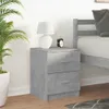 vidaXL Table de nuit avec 2 tiroirs gris béton 40x36x50 cm Voir les images du produit 3