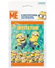 "Minions" Deko | 8 Einladungskarten 13x9cm Produktbild-Vorschau 1