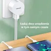 Usams Ład. Siec. 2Xusb T20 2,1A Microusb Biały/White Round Náhľad obrázku produktu 3