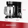 Planeten-Küchenmaschine schwarz MPM MRK-19 2200W Produktbild-Vorschau 6