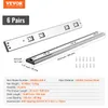 A pair of metal drawer slides with dimensions and specifications listed. Produktbild-Vorschau