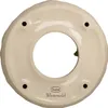 The bottom view of a ceramic candle holder with text and a logo. Anteprima dell’immagine prodotto