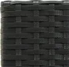 vidaXL Barhocker 4 Stk. Schwarz Poly Rattan Produktbild-Vorschau 6
