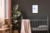 MuchoWow® MuchoWow® Gerahmtes Poster Blau - Lila - Flamingo Produktbild-Vorschau 3