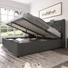 Bett 160x200cm mit Staufach und USB-C-Ladeanschluss, Produktbild-Vorschau 2