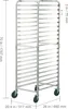 SucceBuy Portapane a 20 livelli, carrello di stoccaggio in Anteprima dell’immagine prodotto 8