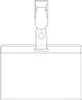 pavo Namensschild mit Clip 60 x 90 mm transparent Produktbild-Vorschau 2