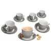 MamboCat 6er Set Porzellan Serie Variant GRAU, Produktbild-Vorschau 1