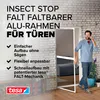 tesa Fliegengitter Insektenschutz Tür ohne bohren Alu FALT Produktbild-Vorschau 2