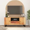 vidaXL TV Schrank 105x33,5x46 cm Massivholz Akazie & Produktbild-Vorschau 2