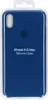 Apple Silicone Backcover voor de Apple iPhone Xs Max - Blue Voir les images du produit 5