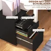 Vinsetto Rollcontainer Aktenschrank mit 3 Schubladen, Produktbild-Vorschau 4