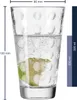 LEONARDO 012684 Optic Longdrinkbecher, Glas, 300 ml, Ø 8 x Produktbild-Vorschau 5