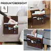 Sofa Organizer Filz mit 5 Fächern, Armlehnen Tasche, Produktbild-Vorschau 5