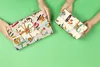 Friendly Fox Geschenkpapier Einschulung 6 Bögen ABC Produktbild-Vorschau 2