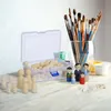 Relaxdays Holzfiguren, 100er Set, Spielfiguren zum Bemalen, Produktbild-Vorschau 2