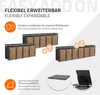 ML-Design 4-košový box na odpadky so strieškou na sadenie, Náhľad obrázku produktu 6