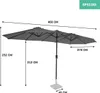 Vonroc Premium Sonnenschirm Iseo 460x270cm - Robuster Produktbild-Vorschau 5