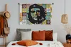 MuchoWow® Wandteppich Wandbehang Che Guevara als Silhouette Produktbild-Vorschau 4