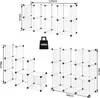 dibea cube shelf 9 priehradiek, modulárny zásuvný systém, Náhľad obrázku produktu 7