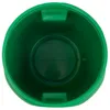 Top-down view of an empty green plastic barrel. Produktbild-Vorschau