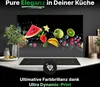 Spritzschutz Küchenrückwand Glas 90 x 50 cm Bunte Früchte Produktbild-Vorschau 1