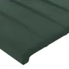 The Living Store Kopfteil mit Ohren Dunkelgrün 183x16x78/88 Produktbild-Vorschau 6