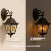 BRILLANTE applique classica da esterno JANEL | nero/oro | Anteprima dell’immagine prodotto 6