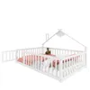 Merax Lit d'enfant 140x190 cm, Lit plat avec barre de Voir les images du produit 12