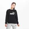 PUMA ESS Logo Crew Sweat TR Baumwolle BLACK L Produktbild-Vorschau 4